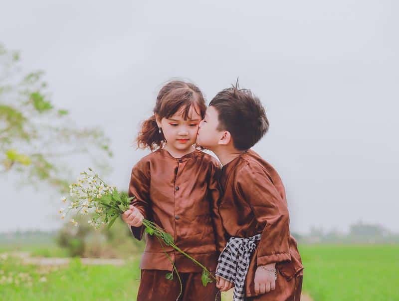 children, love, couple