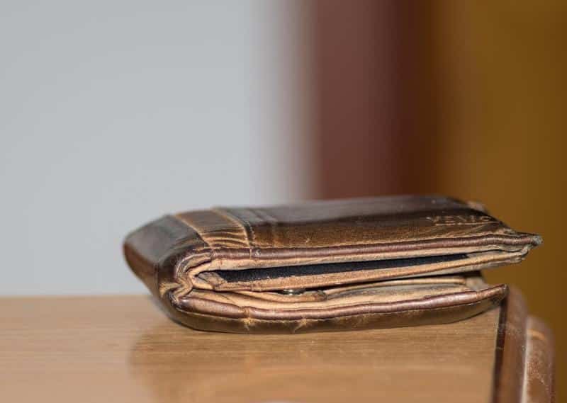 money, wallet, brown