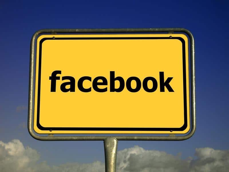 facebook, place-name sign, a notice