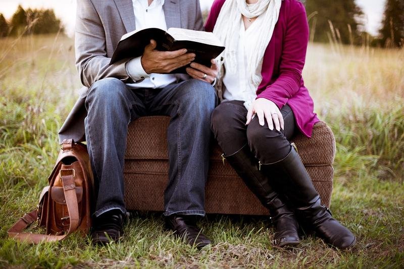 couch, couple, nature