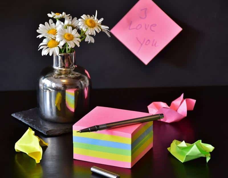 paper, block, write