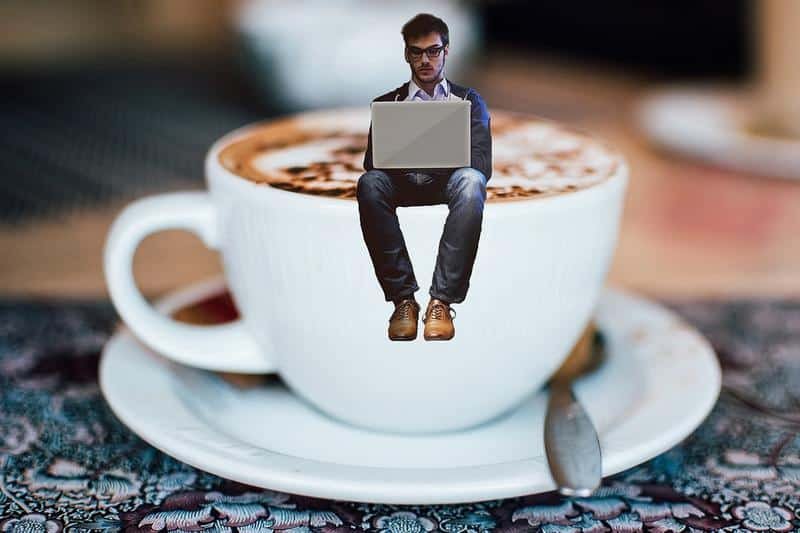 coffee, writer, business