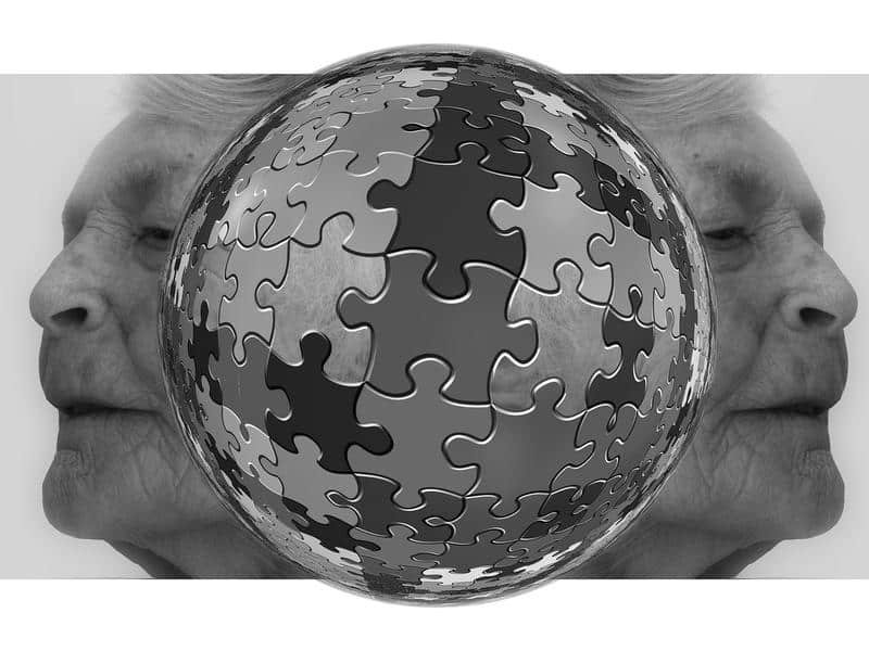 puzzle, think, woman
