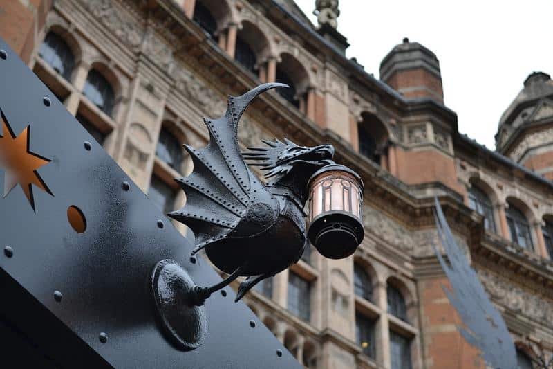 harry potter, cursed child theater, theater decor