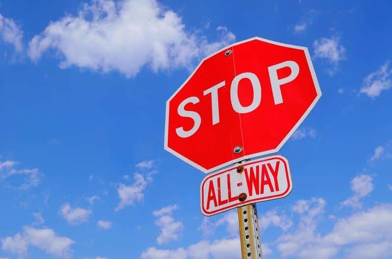 stop sign, attention, stop