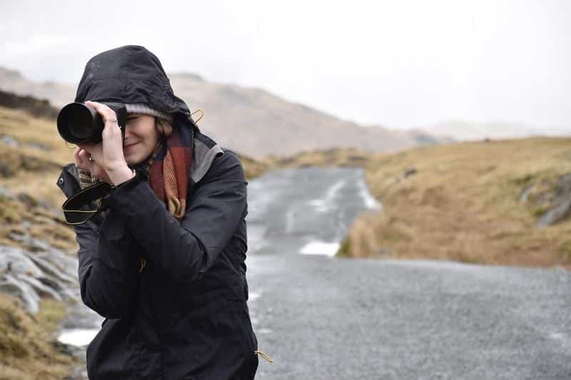 woman, camera, photographer