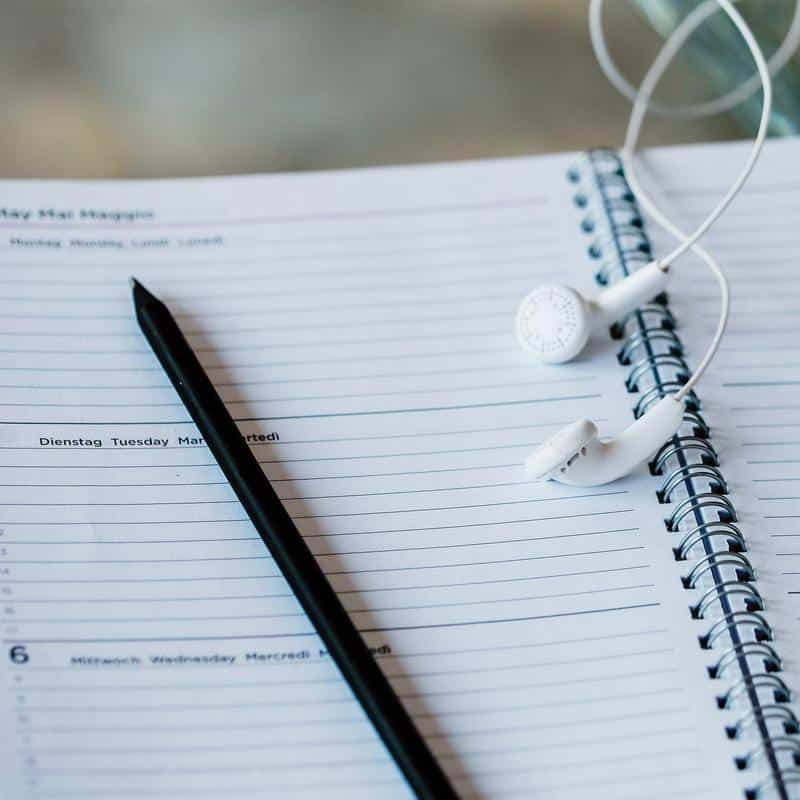 home office, planning, agenda