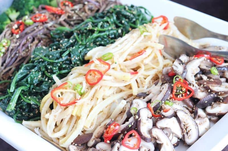 herbs, side dish, republic of korea