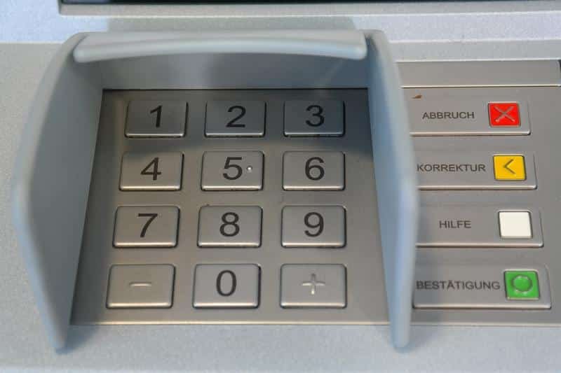 keypad, number field, atm