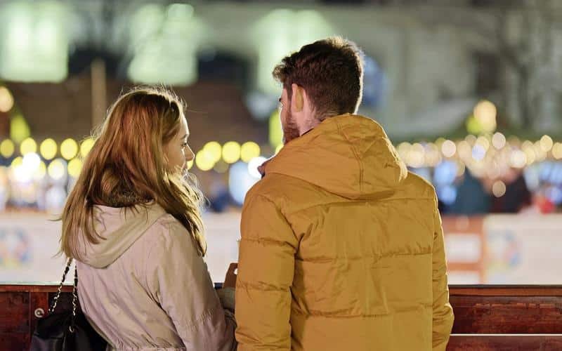 couple, young people, people