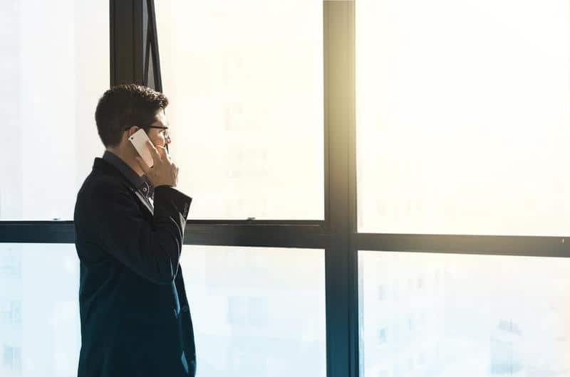 man, cell phone, tuxedo