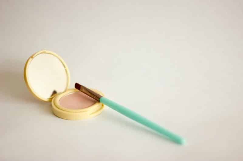 cosmetics, shadow, brush