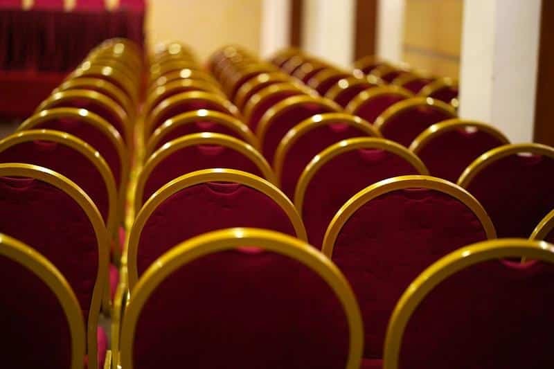 convention center, chair, seminar