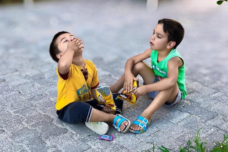 child, happy, school