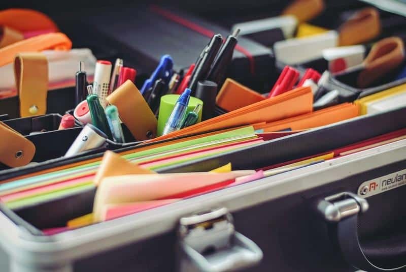 bag, pen, business