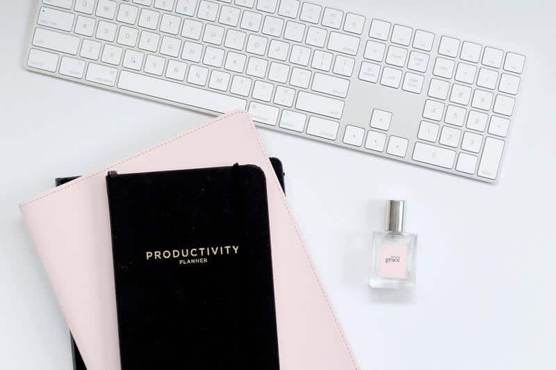 planner, flatlay, calendar