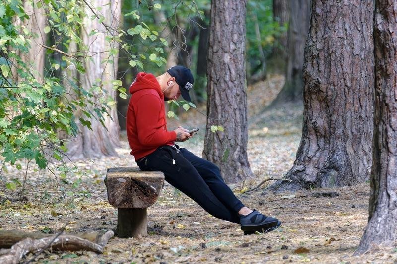 boy, young, bench