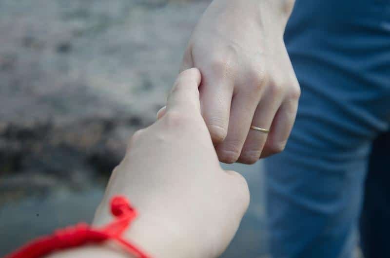 hand, hold hand, parting