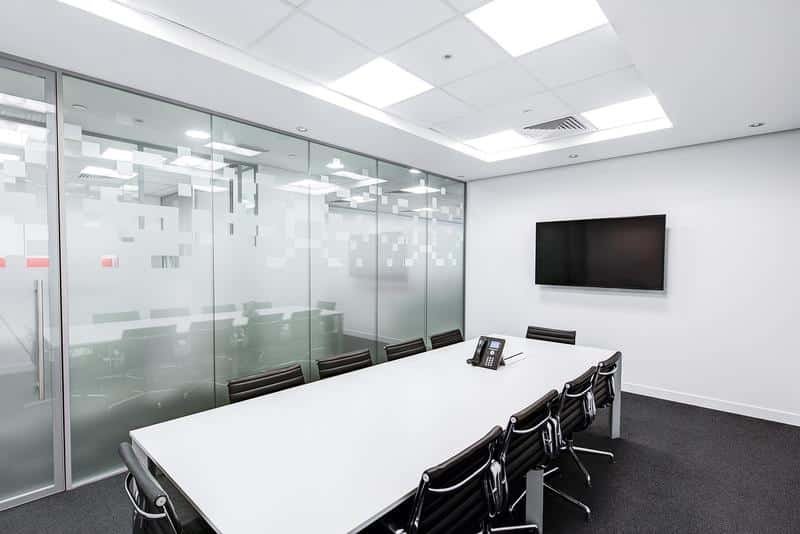 meeting room, table, screen