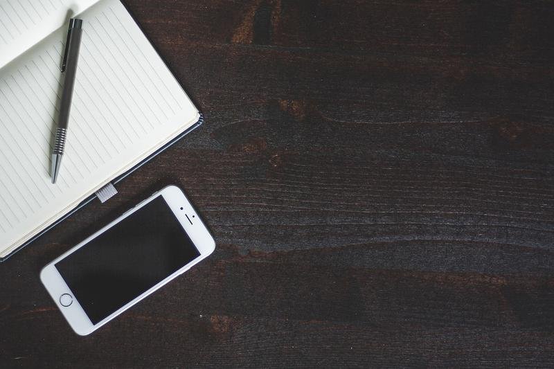 apple, iphone, notebook