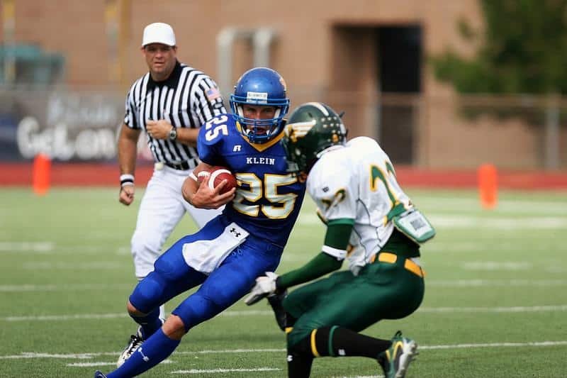 football, running back, referee