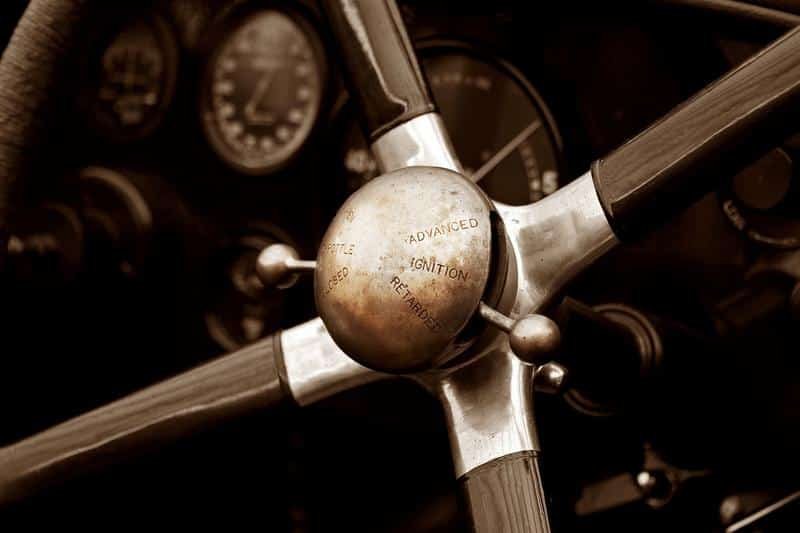 antique car, automobile, retro
