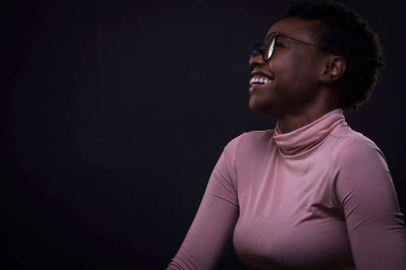 smiling, beauty, woman