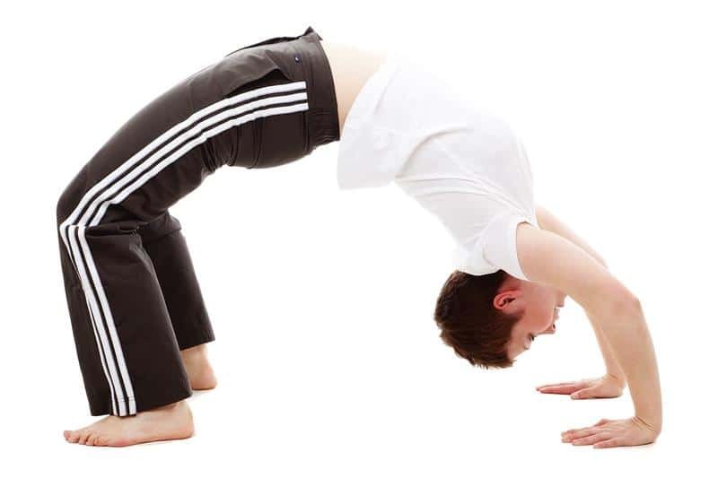 back, bend, bridge