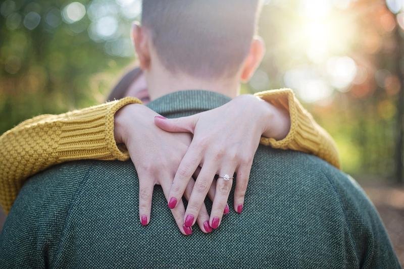 engagement, couple, love