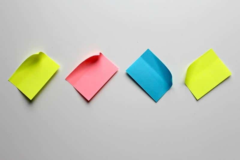 note, sticky notes, wallpaper hd