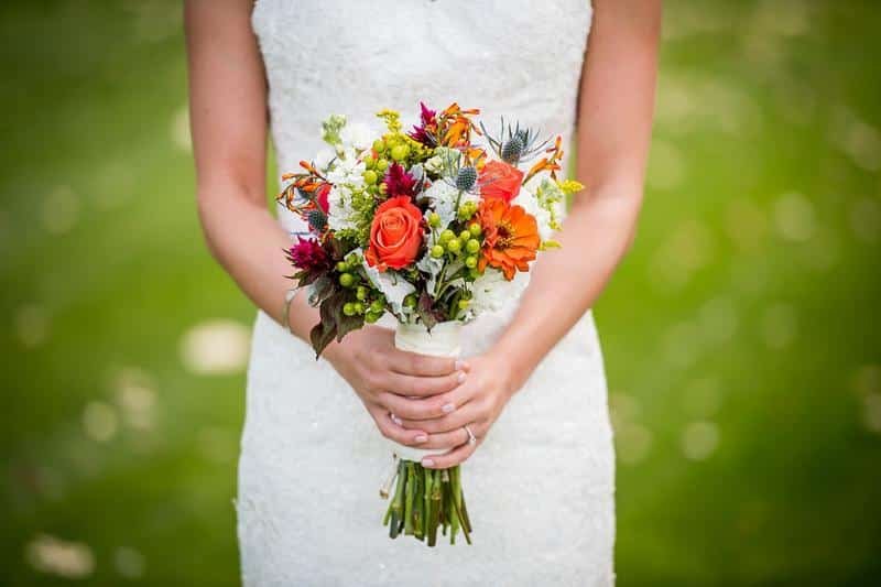 bouquet, bride, beautiful flowers