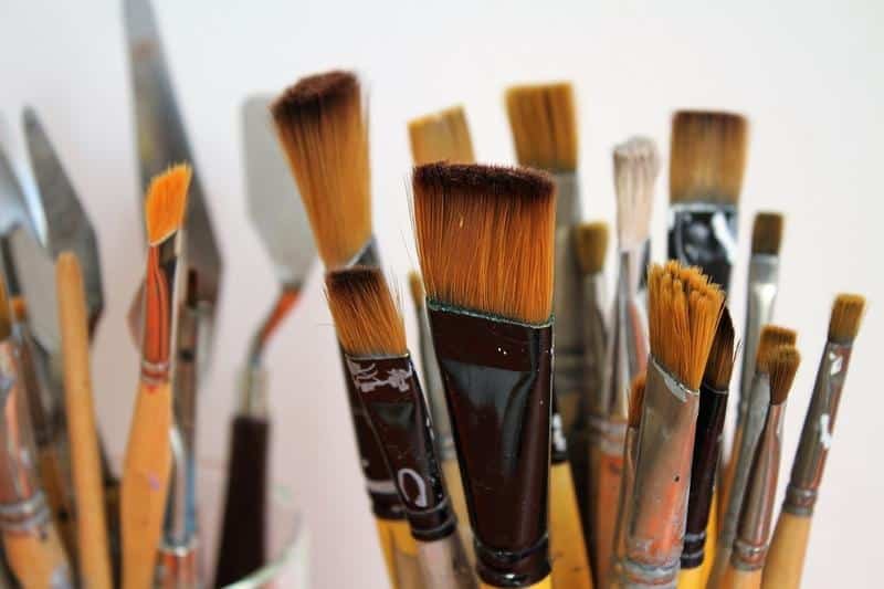 paint brush, painter brush, to paint