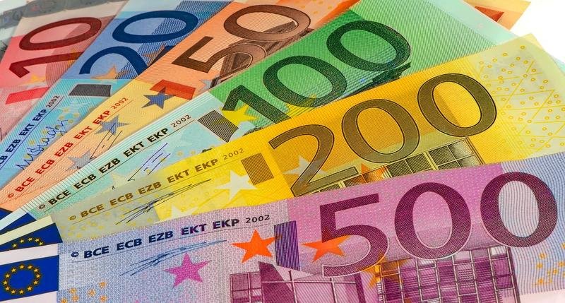 money, bills, euro