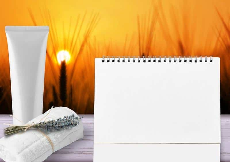 wellness, cosmetics, calendar