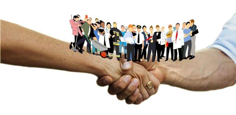 handshake, office, business